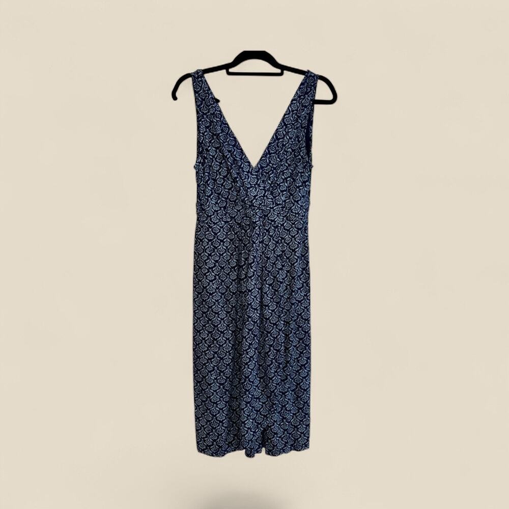 Fresh Produce Sayulita Rayon Spandex Knit
Faux Wrap Midi Dress.